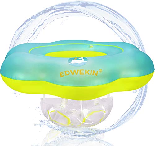 EDWEKIN® Baby Schwimmring, Mitwachsende Schwimmhilfe, Schwimmsitz Kleinkinder, Baby Float, Kinder Schwimmreifen ab 6 Monate bis 3 Jahre