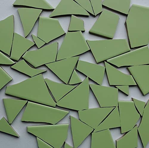 Fliesenbruch frostfest verschiedene Mixe Mosaik Bruchfliesen (1.0, hellgrün K465)