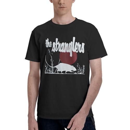 Rockband-T-Shirt für Männer Exklusives Herren-T-Shirt für Bandfans – modisches klassisches Design, kurzärmliges T-Shirt-Oberteil aus 100% Baumwolle Large