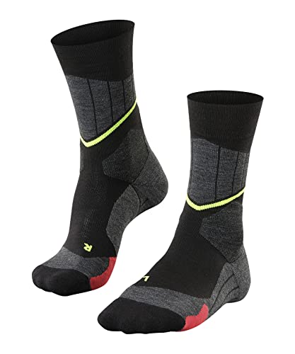FALKE Herren Skisocken SC1 M So Wolle Funktionsmaterial warm dick 1 Paar, Schwarz Black-Mix 3010, 42-43