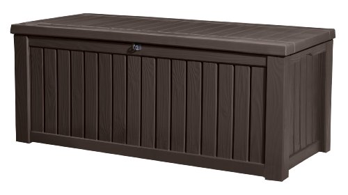 Keter Rockwood Kissenbox, Braun, 570L