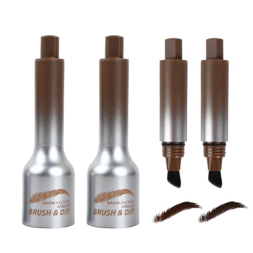 Augenbrauenstift Flüssig, Wasserfestes Augenbrauenstift Set, Flüssiger Augenbrauenpinsel mit Brow Gel & Bürste für natürlichen Look, Präzise Härchenzeichnung für Augenbrauen & Haaransatz