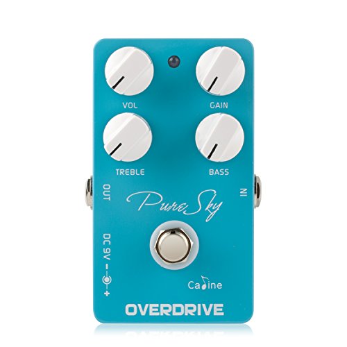 Caline Pedal CP-12 Pure Sky Overdrive Effect-Guitar Effects Pedal, blau, Size