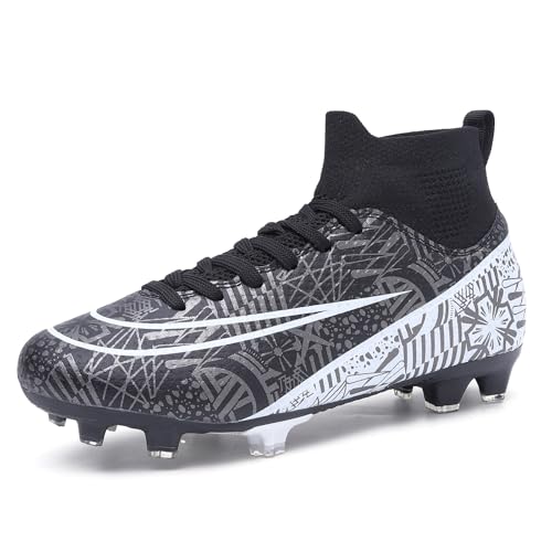 Fußballschuhe Fussballschuhe Herren Madame High Top Spike Kunstrasen Fussballschuhe Football Shoes Turf Football Boots Professionelle Fussballschuhe Fußball Stiefel