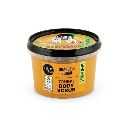 Organic Shop Body Scrub Natural Sicilian Orange and Sugar 250 ml