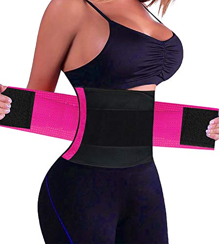 YIANNA Korsett Damen Bauchweg Stark Formend Sport Bauchweggürtel Postpartum Waist Trainer Fitness Body Shaper Corsage Abnehmen Shapewear Rose 8003 M