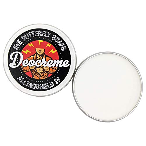 Deocreme Alltagsheld N°4 - Travel Size 35 g | aluminiumfrei, Lorbeer, Moschus, Patchouli, Vanille