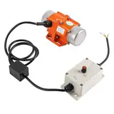 220V 100W Vibrator Vibrationsmotor mit Bürstenloser Motor und mit Drehzahlregler, Einstellbarer Exzenterblock Elektrischer Vibrationsmotor, 3000rpm Vibrationsmotor für mechanische Geräte