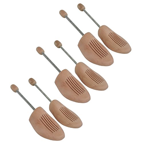 Sneakerprofi Multipack 3 Paar Holz Spiralfeder Schuhspanner von Gr. 36-48 (Set von 3 Paar) Multipack, Schuhspanner:38/39