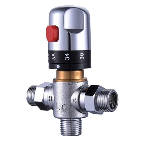 Bad Dusche Wasserhahn Thermostat Ventil Statische Rohr Thermostat Armaturen Wasser Temperatur Kontrolle Dusche 1Pcs