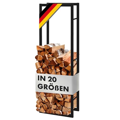 KARAT Kaminholzregal für Innen & Außen - Brennholzregal Feuerholzregal Stapelhilfe (80 x 25 x 40 cm)