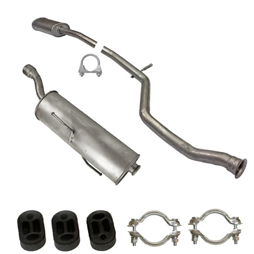Ferroz Export Ersatz für Auspuffanlage für PEUGEOT 206 1.6 Schrägheck/206 CC Cabrio ab. Bj. 2000 Auspuffanlage