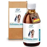 Natur Total Kolloidales Silber mit 100 PPM - 1000ml Silber kolloidal aus Reinstwasser Typ 1 und reinem Silber - PET Labor Flasche