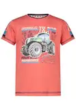 SALT AND PEPPER BY KIDS PARK Jungen Traktor Print und Leuchtprint T-Shirt, Sunrise, 128/134 cm