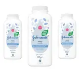 3X Johnson's Babypuder Talkumpuder je200g auch für Erwachsene beugt Rötungen vor