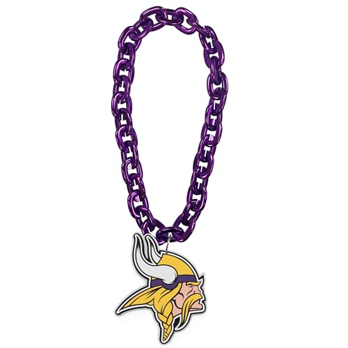 Great Branding NFL Minnesota Vikings Logo FanChain Kette FanFave Chain 3D Big Logo 847624084647