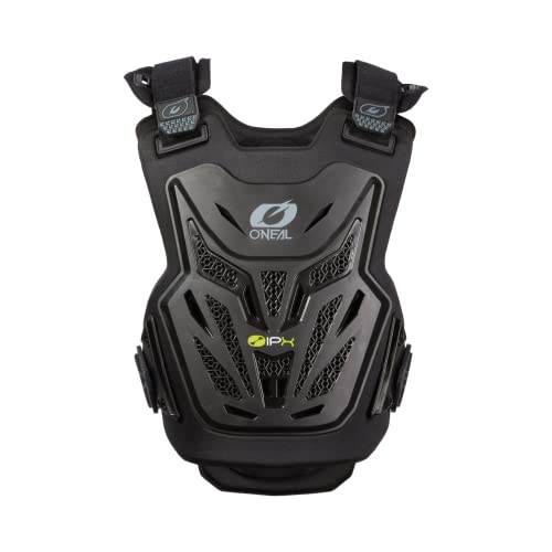 O'NEAL | Leichter Brustpanzer Protektor | Kinder | Motocross Enduro |Hoher Split Youth Chest Protector Lite V.23 | Schwarz | OS