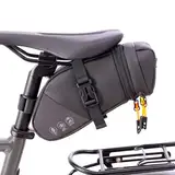 CCKOLE Fahrrad Satteltaschen fahrradsatteltasche mit reflektierender, Fahrradtasche Hecktasche Wasserdicht, Erweiterbare Fahrradtasche mit großem Fassungsvermögen