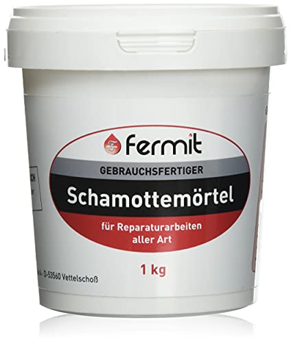 Fermit Schamottemörtel 1kg feuerfest Kleber Mörtel Schamottmörtel