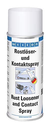 WEICON Rostlöser- & Kontaktspray 400ml löst festgerostete Bauteile z.B Auto Bremsen Batterieklemme Zündkerzen Felgen