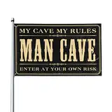 Country Boy Flaggen Wrning Enter At Your Own Risk Flagge Pool Schilder und Dekoration Outdoor Lustige Raumdekoration (30 x 45 cm)