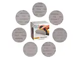 Mirka Abranet Netzschleifscheiben 125 mm Klett/Mix-Pack 5 von jeder Körnung 80, 120, 180, 240, 320, 400, 600/35 Stk/Für alle 125mm Exzenterschleifer und Schleifmaschinen