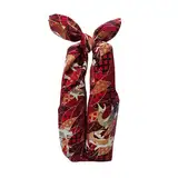 Furoshiki Geschenktuch Verpackungstuch traditionell aus Japan 70x70 cm (Red Koi)