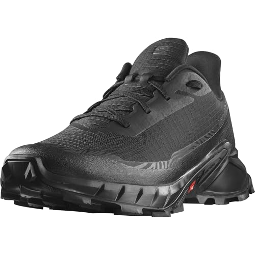 Salomon Alphacross 5 Men's Trail Running Shoes, Powerful Grip, Long Lasting Comfort, and Versatile Performance, Black, 9.5