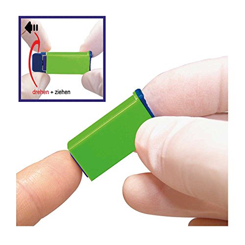 100xSterilance Press II Sicherheitslanzetten Lanzetten Stechhilfe 18Gx1,8mm grün