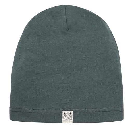 Pinokio dünne Beanie Mütze Le Tigre, 95% Cotton 5% Elastane Grün, Jungen, Gr 47-53(50)