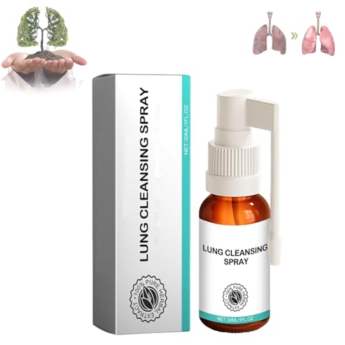 Breath Ease Lungenspray, Breath Easy Lungenspray, Breathease Lungen-Wiederherstellungsspray, Lung Cleansing Spray, Natürlich Lungen- und Atemwege Reinigungsspray, Lungenreinigungsspray (1pcs)