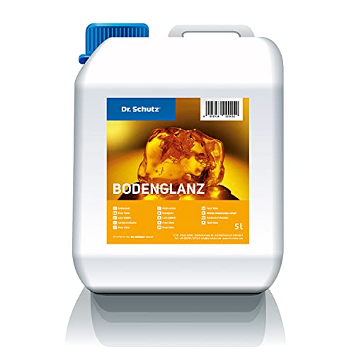 Dr. Schutz Bodenglanz 5 L | Schutzbeschichtung für Vinyl, Designboden PVC, CV & Linoleum | zur Einpflege & Auffrischung