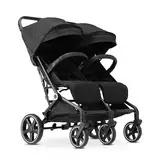 Deryan XP X2 Kinderwagen Buggy 2 in 1 - Buggy klein zusammenklappbar - Geburt bis 4 Jahre - Baby Wagen pro Sitz belastbar bis 22kg - Kinderbuggy klappbar - KOMPAKT & FALTBAR - Grau
