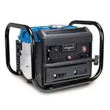 Scheppach Benzin Stromgenerator SG1000 (Stromerzeuger max.700 W, 4 Liter Tank, leicht und kompakt, leichter Transport des Notstromaggregats, Gummifüße, Tragegriff, Seilzugstarter)