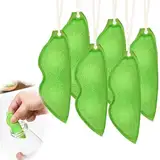 Kotkiddy® 6 Stück Beans Bottle Cleaning Sponge, Magic Beans Bottle Cleaner Sponge, Küchenschwämme in Erbsenform, Magic Beans Flaschenreiniger Schwamm