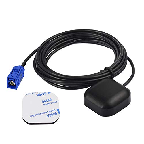 Bingfu GPS Antenne Fakra C Auto wasserdichte Aktive GPS Navigation Antenne für Auto Stereo Head-Unit GPS Navigationssystem Modul LKW Marine Boot GPS Tracker Locator Echtzeit Tracking-Gerät