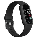 TOOBUR Fitness Tracker mit schrittzähler Fitnessuhr mit Wasserdicht Pulsuhr mit Herzfrequenz Schlaftracker Pulsmesser Sportuhr mit 14 Sportmodi Fitness Armband Damen Herren Android iOS Kompatibel