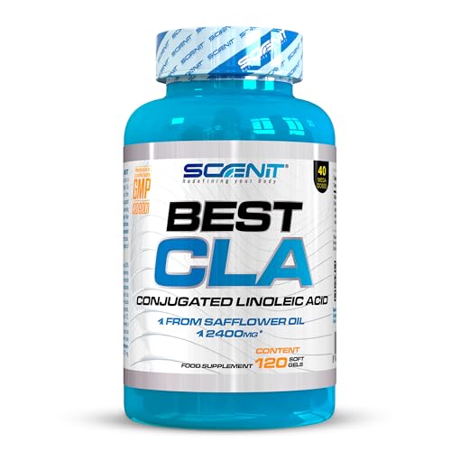CLA Kapseln - Scenit BEST CLA - CLA Konjugierte Linolsäure - Konjugierte Linolsäure CLA - 120 Gelkapseln (Softgels)