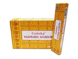 Goloka Nag Champa Räucherstäbchen, 16 Grms x 12 Schachteln , 12 Stück (1er Pack)