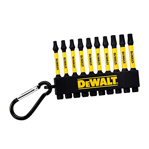 DEWALT DT7275-QZ Key Ring Mix Torx 10-tlg, Schwarz/Gelb, 9.2 x 5.8 x 1.8 cm