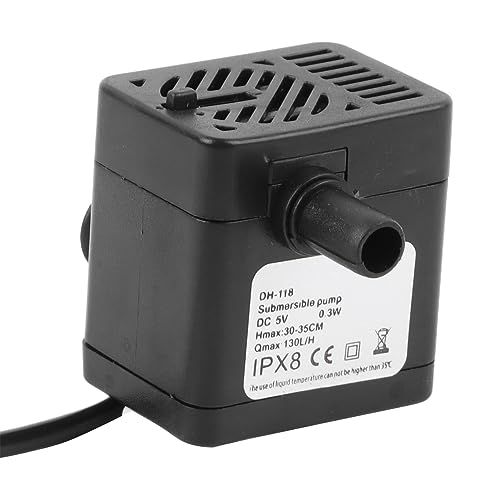 Ultra Ruhige Haustierbrunnenpumpe 30 L/h Lebensdauer Abnehmbares Design