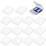 Memory Card Case, Pack of 15 Storage SD, Storage Box, Memory Card Protective Box, Transparent SD Card Case, SD Memory Card Case, SD Card Case