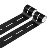 2 Stück Straßen Klebeband, Autobahn Eisenbahn Straßen Klebeband Straßenband Für Kinder Schwarzes Straßenband DIY Autobahn Tape Für Spielen Und Lernen Kindergeburtstagsparty Rennparty-Dekoration