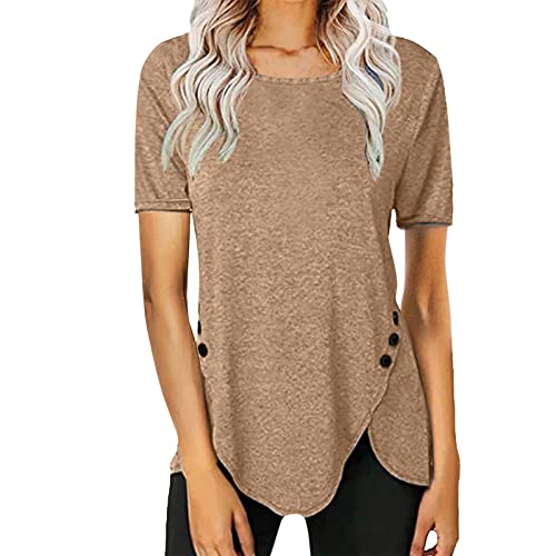 T-Shirt Damen Oversize Star Wars Damen Bluse Sommer Damen Sommer Tops Mode Damen Lose Sommer V Ausschnitt Neckholder Top Bedruckte Lose Sexy Tops Damen Kurzarm T-Shirts Blusen Tuniken Langa