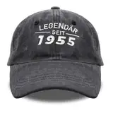 Belillpipi Geschenk zum 70 Geburtstag Mann, Geschenke für Männer 70 Jahre, Geschenkideen zum 70 Geburtstag, 70 Geburtstag Cap, Legendär Seit 1955 Cap, 70 Geburtstagsgeschenk Männer