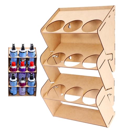 Dosenhalter Für Sprühflaschen 3 Lagiger Farbflaschen Organizer, Für Spraydosen 6 Schlitzen Sprühdosenhalter Für Garage Geschäft Und Zuhause