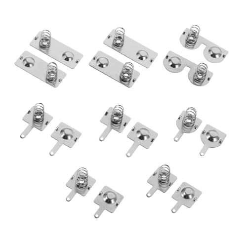 OUNONA 5/7 Aa Batterie Federplatte Ersatz Metall Batteriehalter Teile Kompatible Fernbedienungsgeräte
