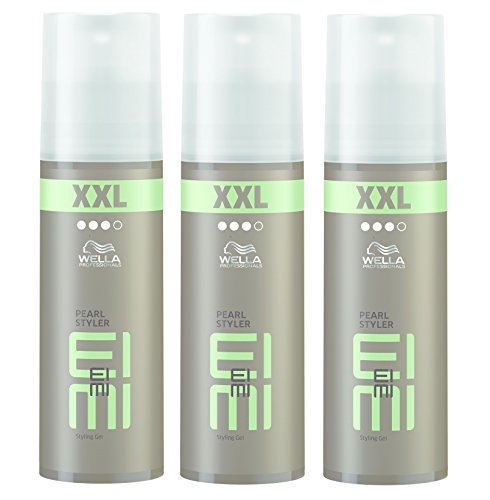 3 x Wella Styling Pearl Styler Styling Gel XXL 150 ml.