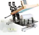 Gebogene Siebdruckmaschine,Manuelle Flaschendruckmaschine mit Zylinder,Flaschendrucker,Druckbare Produktgröße: 1,3–27 cm,Maximale Grafikfläche: 200 x 250 mm