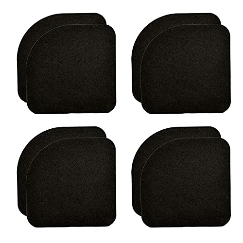 SHULLIN 8 Stück Stille Füße Pads Geräuschdämpfenden Matte Waschmaschine Unterlage Schwingungsdämpfer Pads Anti-Vibrations Pads 7.7×7.7×0.7cm Universal Vibrationsdämpfer für Haushaltsgeräte